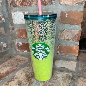 Starbucks Spring 2022 Venti Ombré Cold Cup Bubble Bubbleseed Tumbler HTF